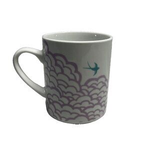 Magpie Mengsel Mug Purple Clouds Teal Bird